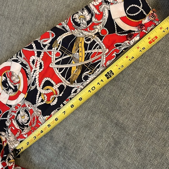 Vintage Breckenridge size 12 nautical themed blouse 24-136 - Picture 9 of 10